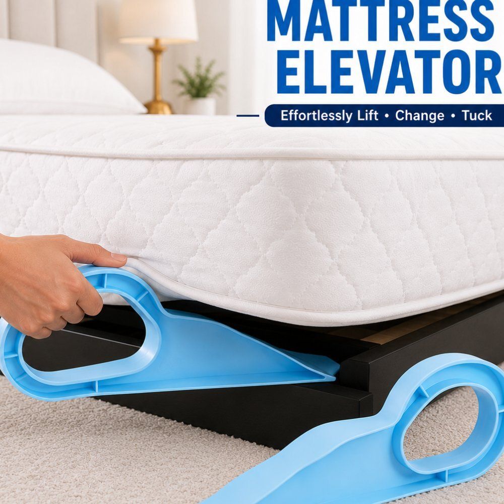dealoma Pack of 2 Mattress Lifter Comfort Grip Heavy Mattress Utility Tool 322 Pack of 2 Mattress Lifter for Smooth Edge Multi Purpose Home Utility Tool Magnetic Line Level-picture-10