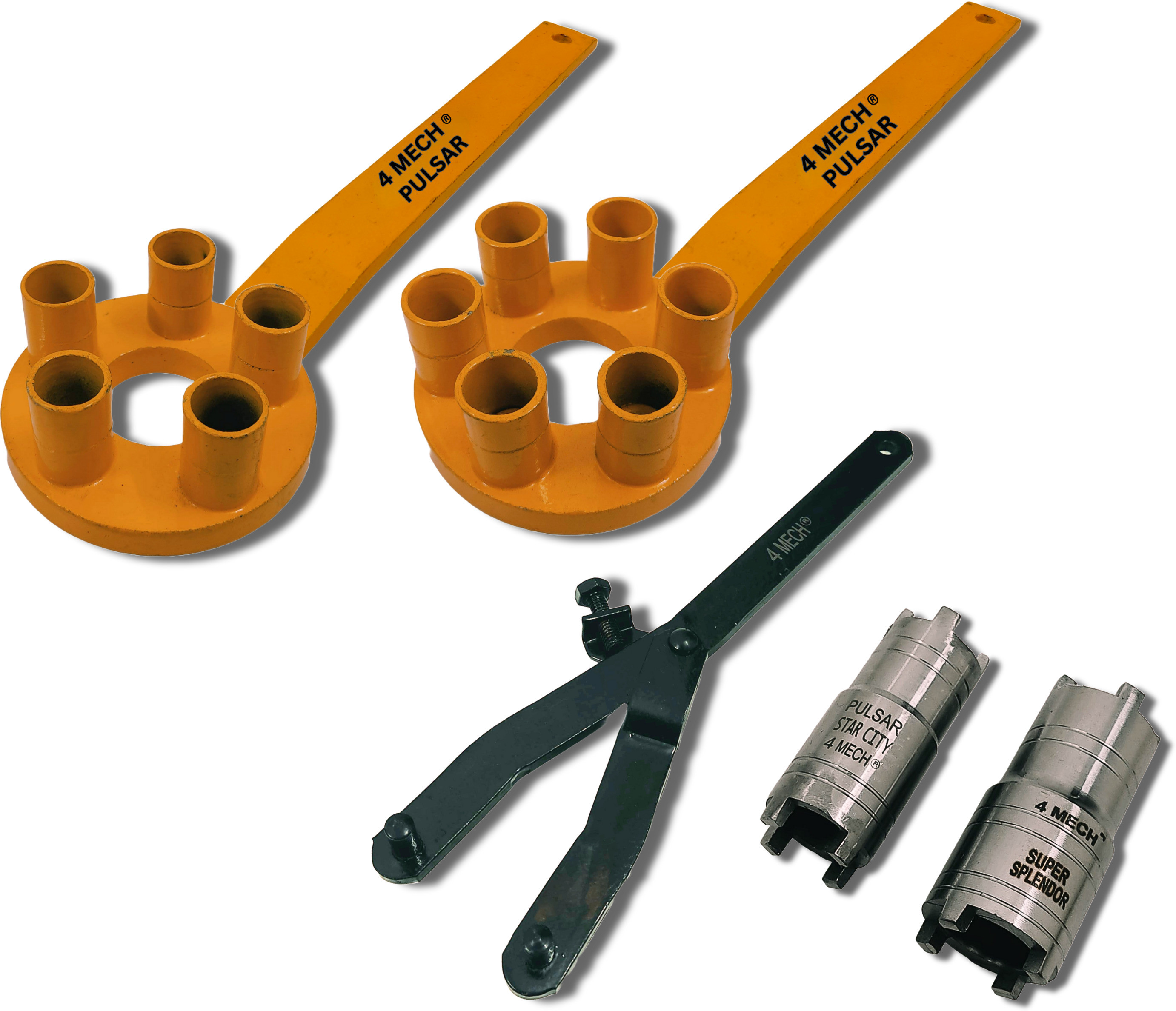 4nex 5 Pin-Heavy+6 Pin-Heavy-Pulsar+Magnet Scissor+2 Clutch Nut, Clutch Holder Set Lever Tool image 1