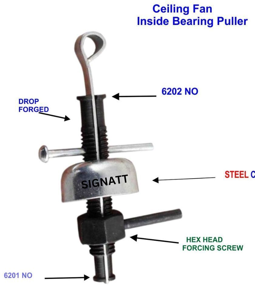 signatt Ceiling Fan Bearing Puller 2 in 1 Two in One 6201-6202 Lever Tool (14 cm) Lever Tool-picture-19