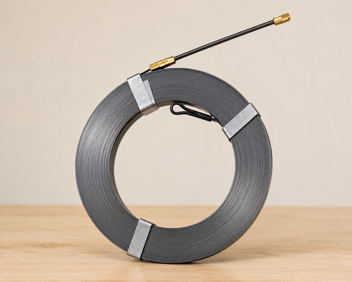 Steel Wire Puller Spring Action Fish Tape for Electrical Wire-20 Meter Lever Tool-image-30