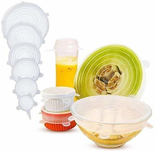 Food and Bowl Covers Dishwasher and Freezer Safe 8 inch Lid Set-image-26
