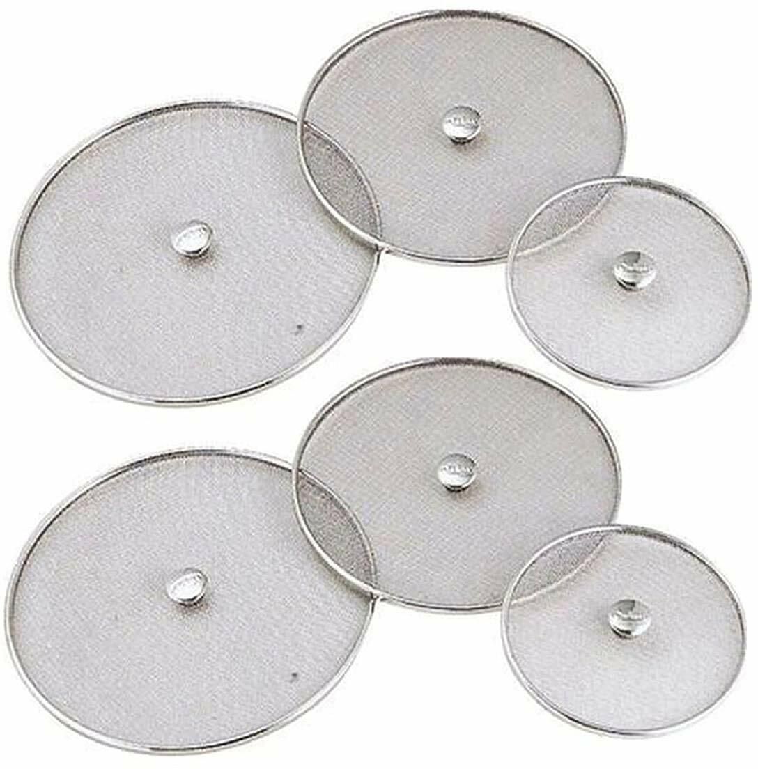 Multipurpose Net Lid Set of 6 Pcs [7 & 8 & 9 & 10 & 11 & 12 Inches] 6 inch, 7 inch, 8 inch Lid Set-image-45
