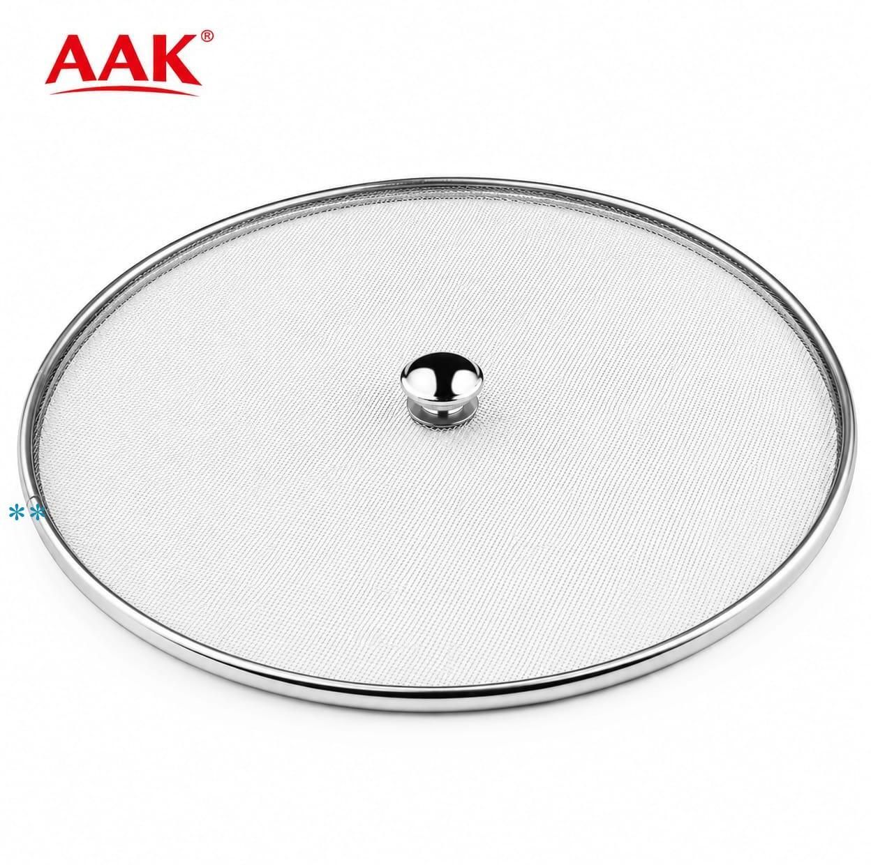 Fine Mesh Food Lid Stainless Steel Round 25 cm 25 inch Lid, Pack of 1-image-20