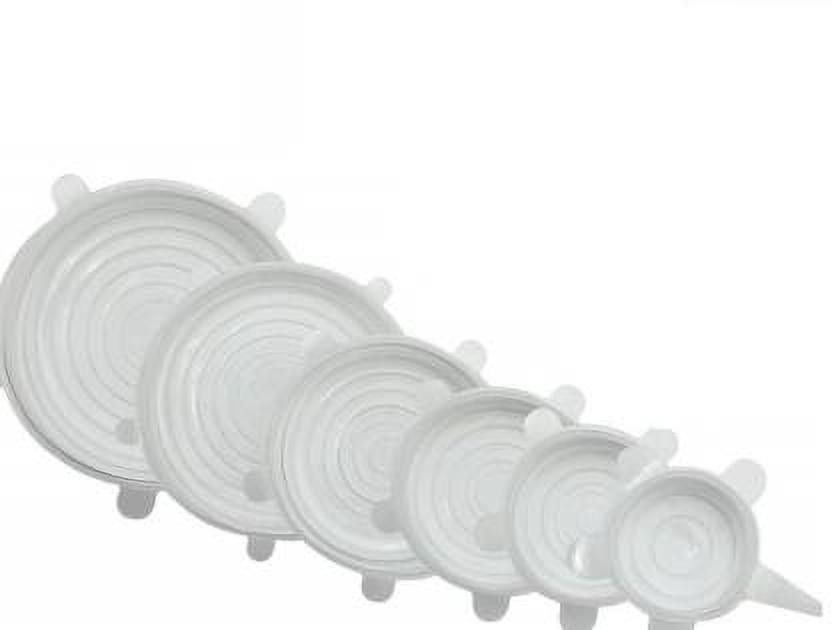ablue clipper Silicon lids and Covers Stretchable (pack of 6) 8 inch Lid Set, Pack of 6-picture-35