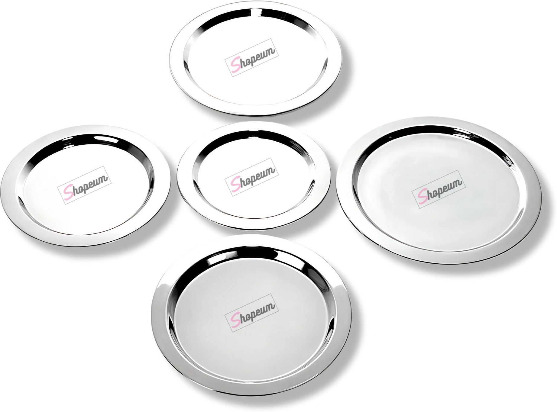 Universal Lids for Utensils Bowls and Kadhai Metal Cover Bowl Ciba Tope Cheeba 20.5 inch, 18 inch, 17 inch, 16 inch, 14.5 inch Lid Set, Pack of 5-image-12