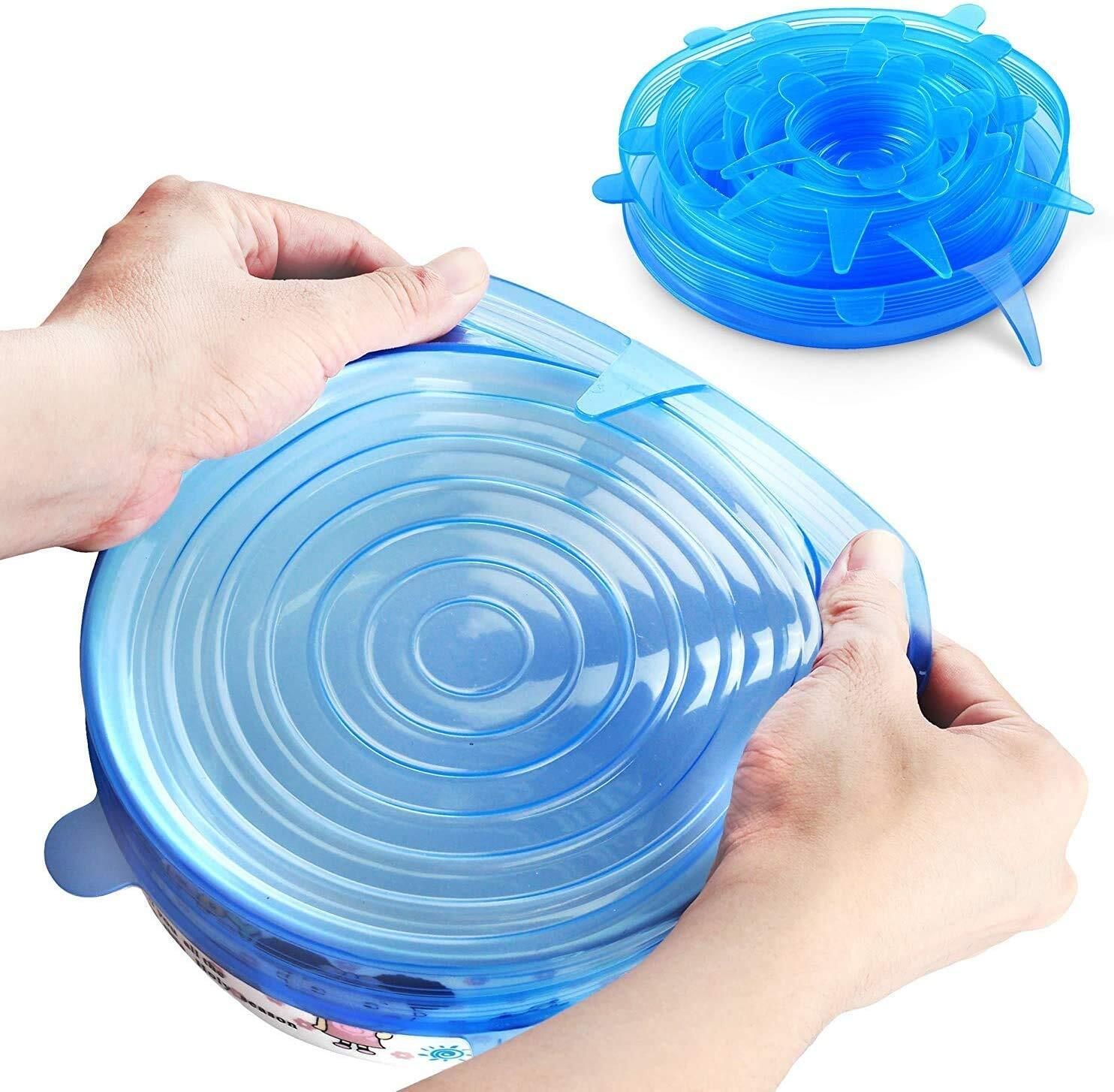 Silicone rubber lid for container, food storage cover lid, bowl cover, lid cover 10 inch Lid Set-image-46