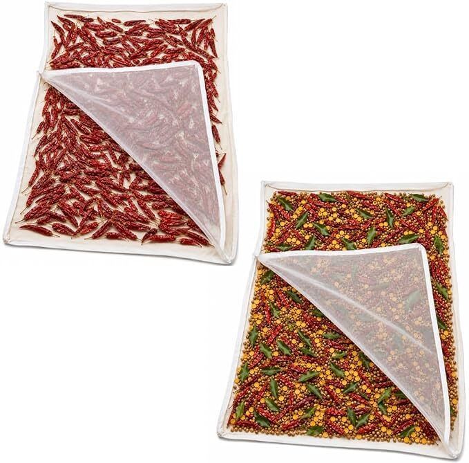 Food Drying Cloth With Net & ZIP 38 inch Lid, Pack of 1-image-26