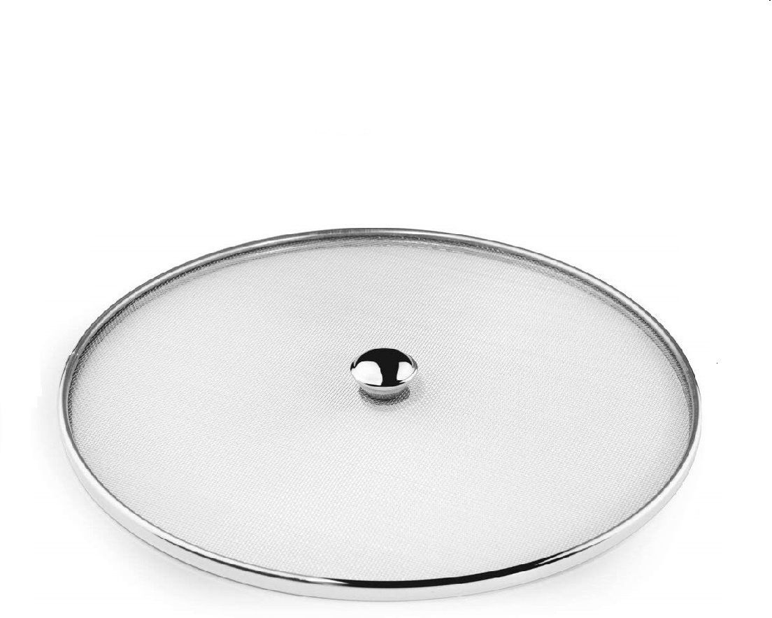 Stainless Steel Net Cover Food Cover Milk Cover Multipurpose Net Lid Set 8, Inch 8 inch Lid, Pack of 1-image-44