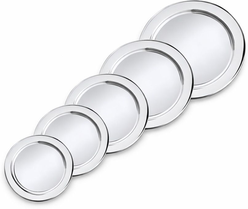Heavy Gauge Ciba Lids Tope Cheeba Cover Set of 5 Pcs Silver for Kadai 14.5 inch, 16 inch, 17 inch, 18 inch, 20.5 inch Lid Set, Pack of 5-image-49