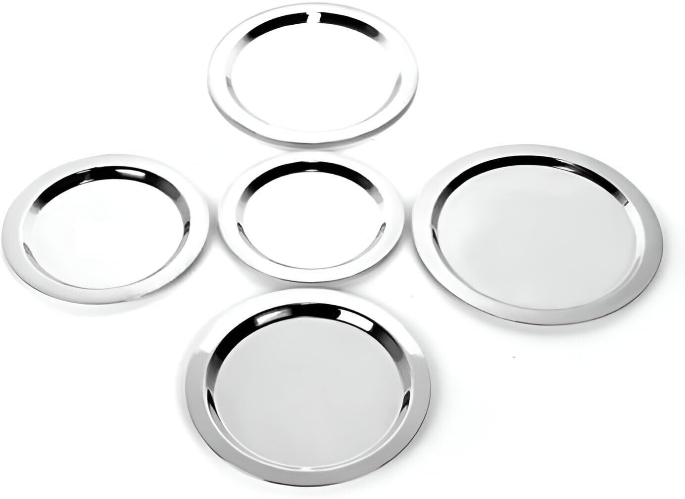 puhbrhy Stainless Steel 5 pcs lid Set Lightweight for Kitchen 7.87 inch Lid Set, Pack of 5-picture-8