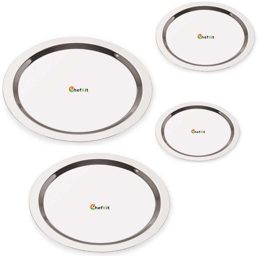 chefkit Stainless Steel Lids for Vessels | Set of 4 Steel Cover Topes, Lid for Pan Pot 6.5 inch, 7 inch, 7.5 inch, 8 inch Lid Set-picture-31