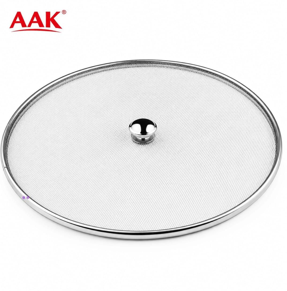 aak Stainless Steel Reusable Food Cover Round 25 cm 25 inch Lid, Pack of 1-picture-49