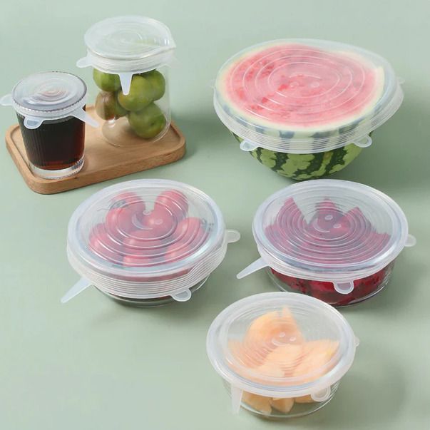 Silicone Stretch Lids 2.6 inch Lid Set, Pack of 6