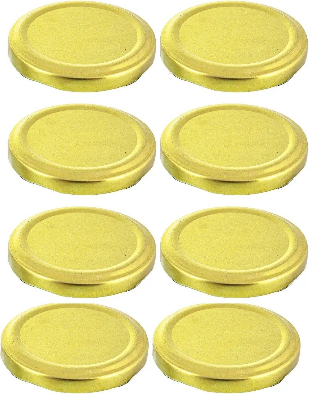 Glass Jar Lids Only 63mm For 63 mm Mouth Jars (Gold, Set of 8) 2.8 inch Lid-image-17