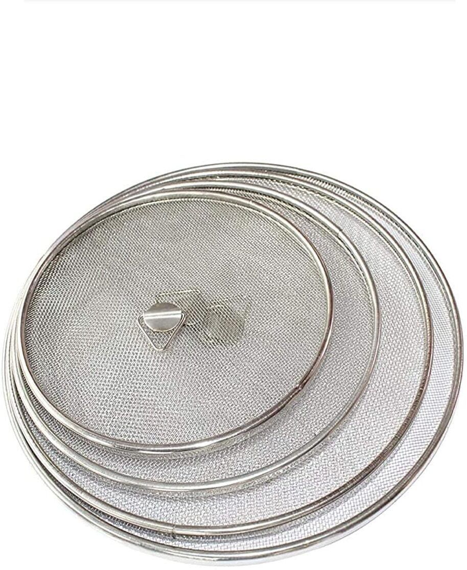 jenico world Stainless Steel Heavy Gauge Ciba/Lids/Tope, Net Cover, Vessel Cover 6 inch, 7 inch, 8 inch, 9 inch Lid Set, Pack of 4-picture-19