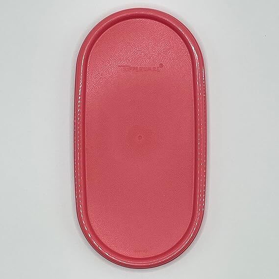 Tupperware Modular Mates Oval Passion Pale Pink Replacement Seal 3.5 inch Lid, Pack of 1-image-5