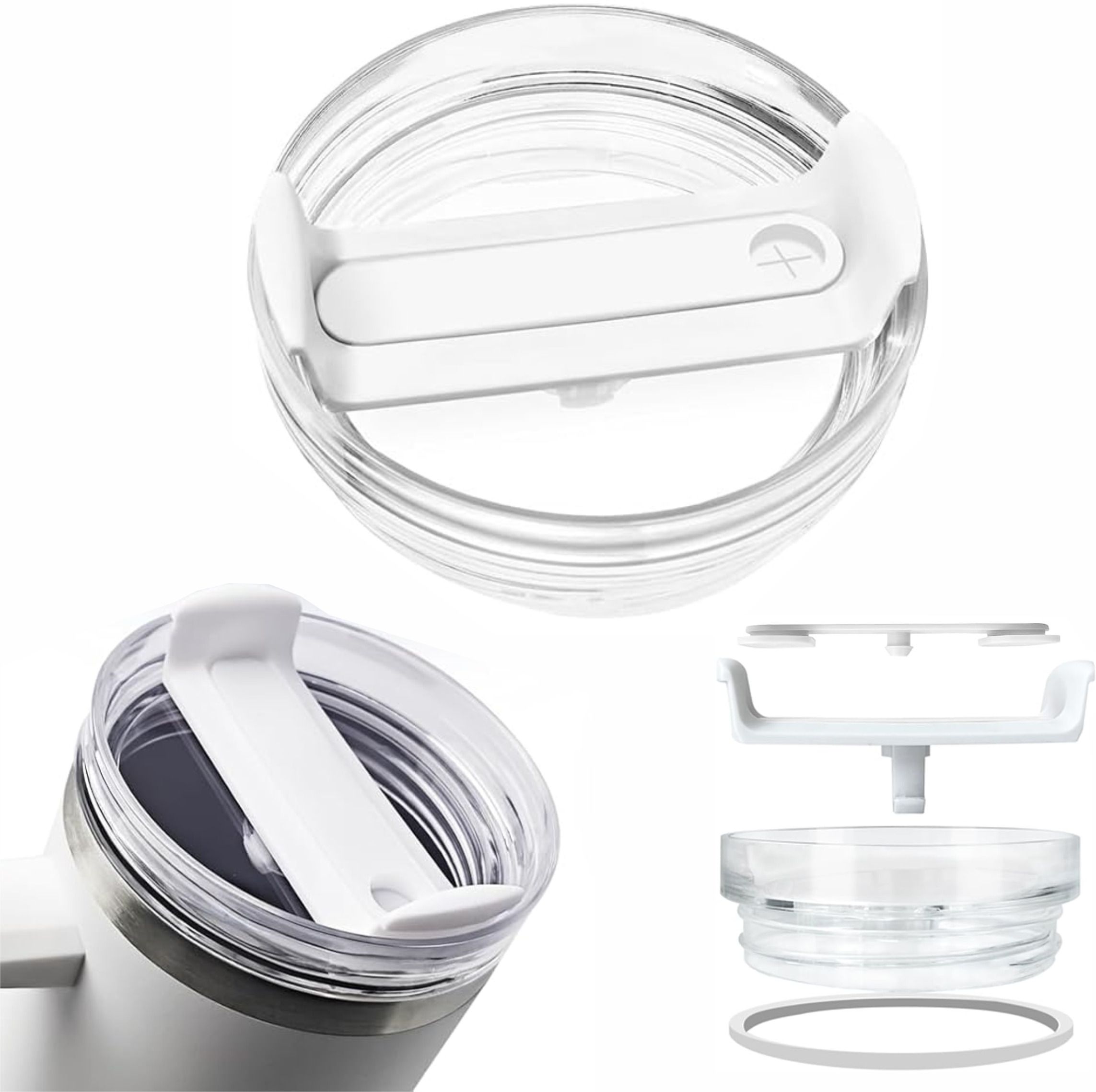 Tumbler Lid Replacement For 1.2L Stanly Cap Replacement Stanly Cup 3.9 inch Lid, Pack of 1-image-23