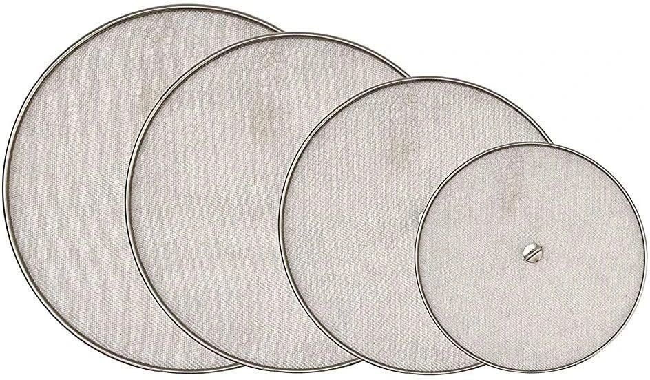 Food Sealing Clips & Lids Stainless Steel Net Cover Food Cover/Milk cover/ Multi 6 inch, 7 inch, 8 inch, 9 inch Lid Set