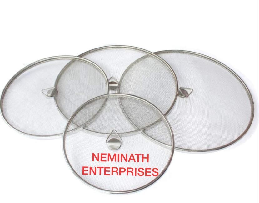 Stainless Steel Food Cover/Milk Cover Jali/Steel Jali/Multipurpose Net Lid Set 6 inch, 7 inch, 8 inch, 9 inch Lid Set