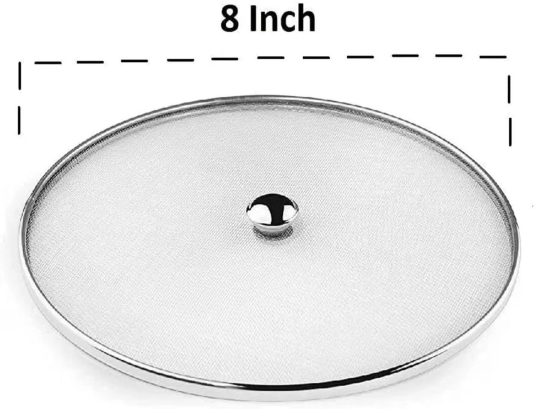 asha enterprises Stainless Steel Splatter Screen for Frying Pan 10 inch Lid, Pack of 1-picture-17