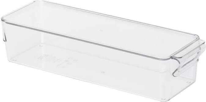 ikea Storage box for fridge, transparent, 32x10x8 cm 12 inch Lid Set, Pack of 1-picture-39