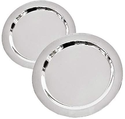 padchaaya 2 pcs Stainless Steel Home & Kitchen Heavy Gauge Ciba/Lids/Tope/Cheeba Cover Set 5.7 inch, 6.1 inch Lid Set, Pack of 2-picture-2
