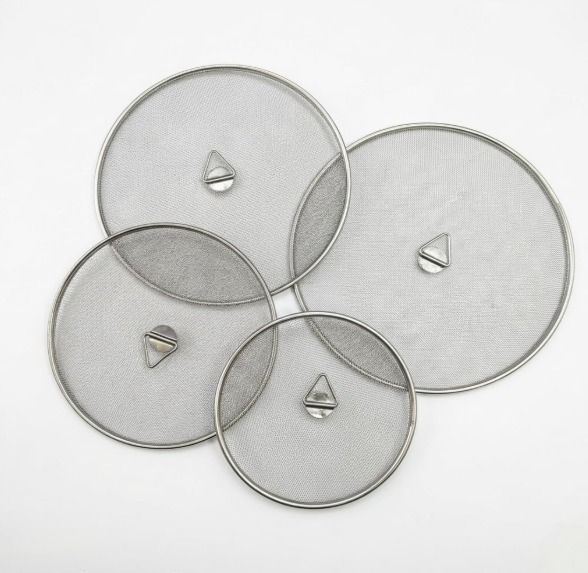 pnfusion Stainless Steel Mesh Food Cover Set of 4 6 inch, 7 inch, 8 inch, 9 inch Lid Set, Pack of 4-picture-16