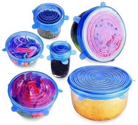 hm evotek Premium Silicone Lid Flexible Round Shape 6 Different Sizes for Food Storage K9 2.6 inch, 3.8 inch, 4.5 inch, 5.7 inch, 6.5 inch, 8.3 inch Lid Set, Pack of 6-picture-11