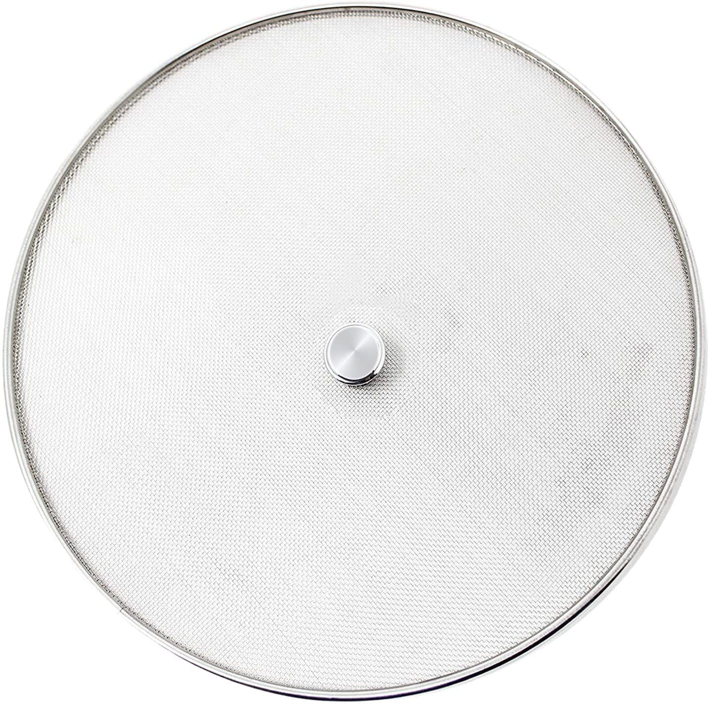 Stainless Steel Food Cover Milk Cover Net Lids Jali Multipurpose 10 inch Lid, Pack of 1