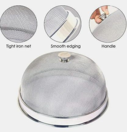 Stainless Steel Mesh Food Cover Dome 27 inch Lid, Pack of 1