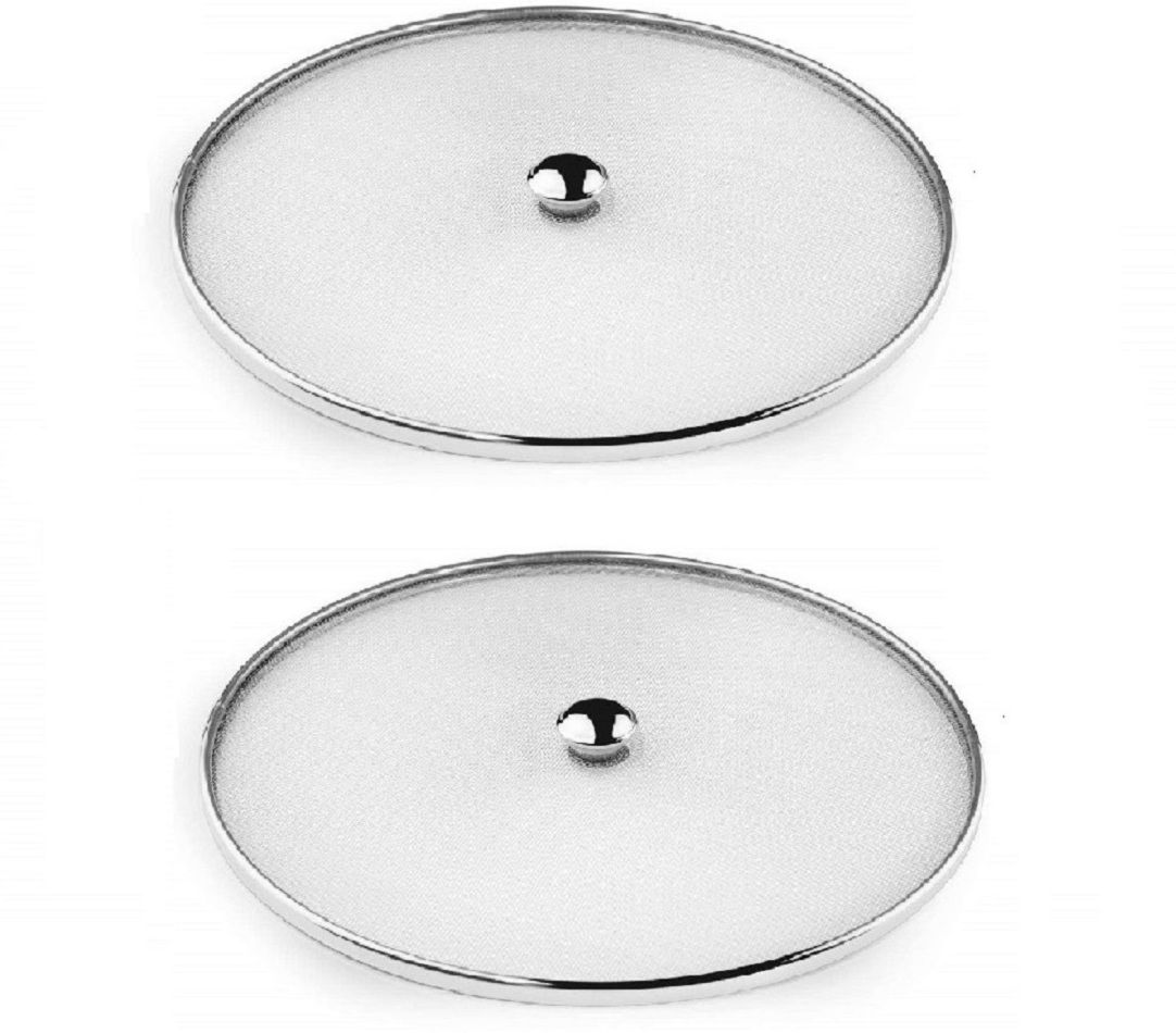 ffront SS Cup Net Cover .Set of 2 pcs 3 inch Lid Set, Pack of 1 (Stainless Steel) 3 inch Lid, Pack of 2-picture-17