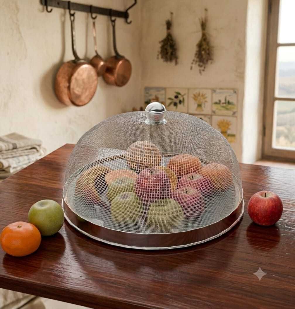Premium Stainless Steel| Mesh Food Cover | Reusable| Fly Proof Food Net Cover 10 inch Lid, Pack of 1-image-44