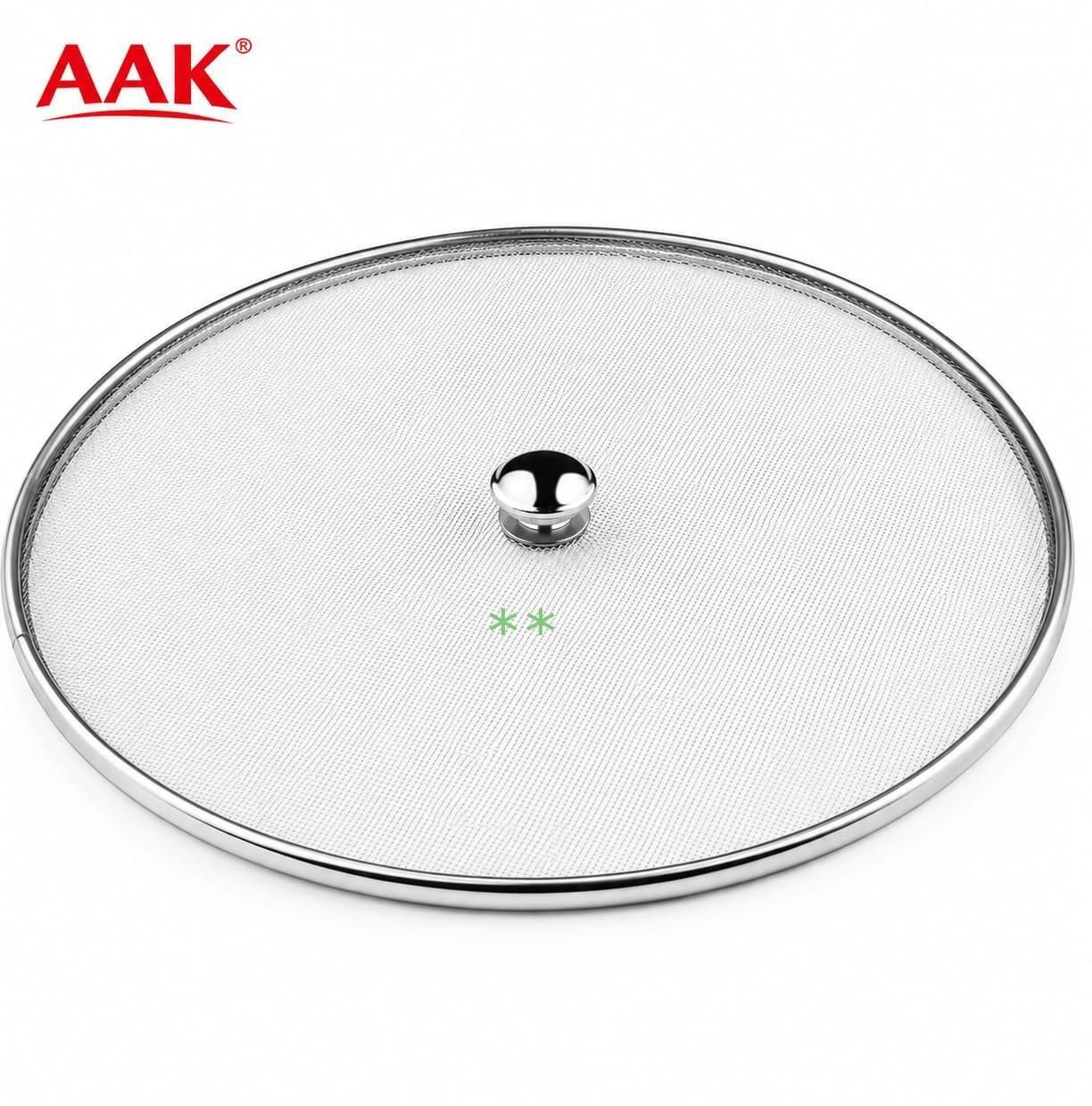 aak Kitchen Mesh Food Cover Round Stainless Steel 25 cm 25 inch Lid, Pack of 1-picture-40