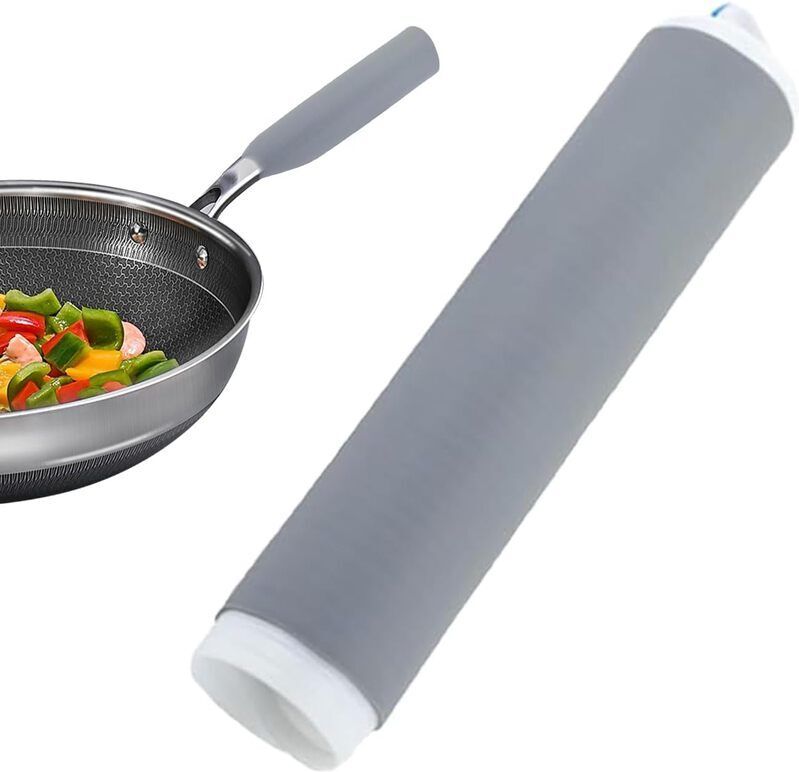 zivini Silicone Handle Grip for Cast Iron Tawa and Pans, Heat-Resistant Sleeves 4 inch Lid, Pack of 1-picture-11