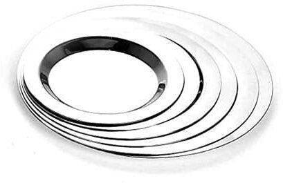 Stainless Steel Heavy Gauge Ciba/Lids/Tope Cover Set of 5 Pcs 7.48031 inch, 6.69291 inch, 6.29921 inch, 5.90551 inch, 5.11811 inch Lid Set