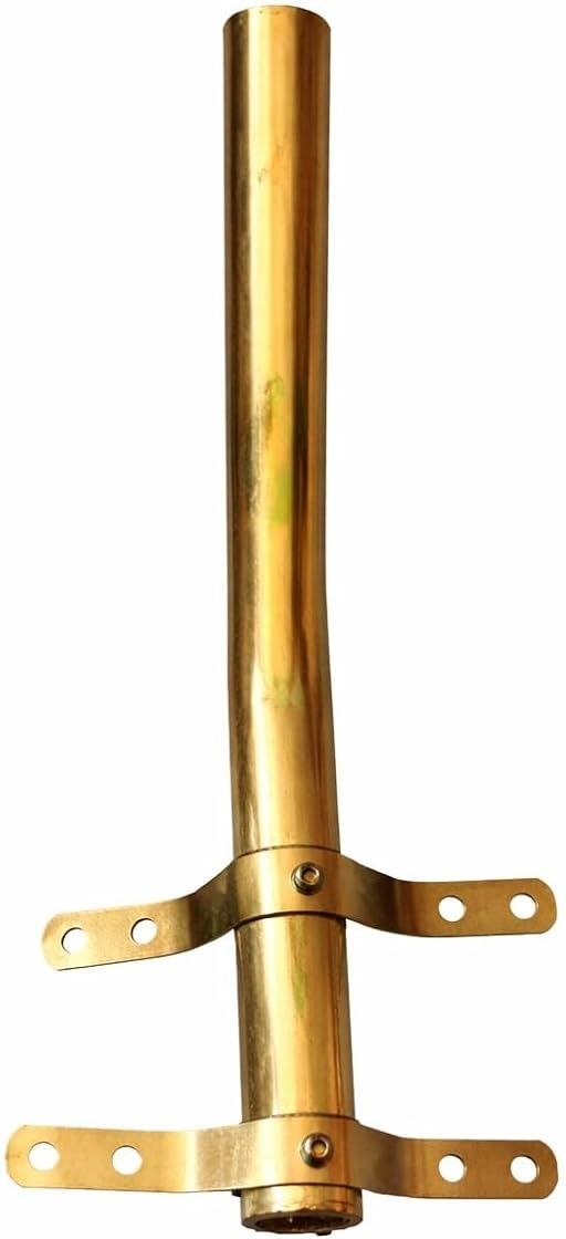 Street Light Pipe with Mounting Brackets | Heavy Metal Wall Mount | Pack of 2 Rod Plastic Light Hanging Chain Rod-image-47