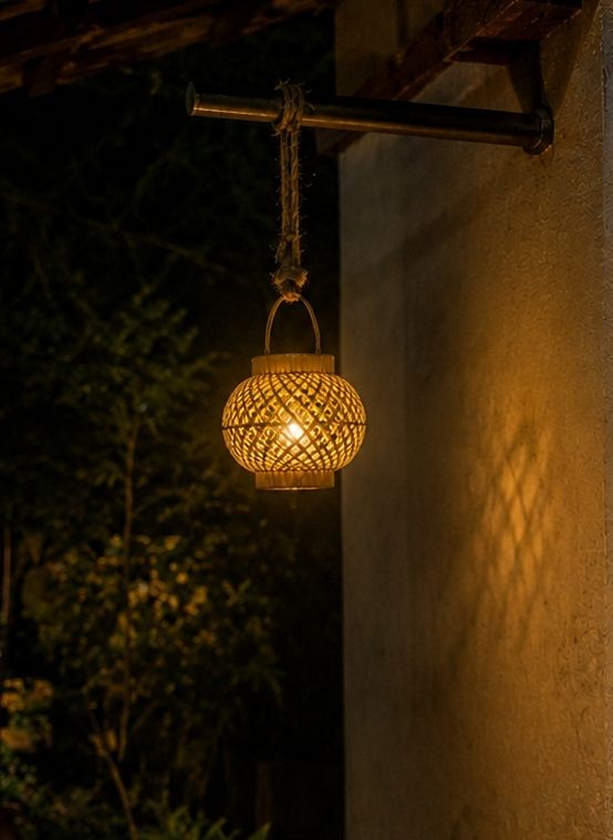 Outdoor Hanging Light holder 01 Chain Bamboo Light Hanging Chain Rod-image-25