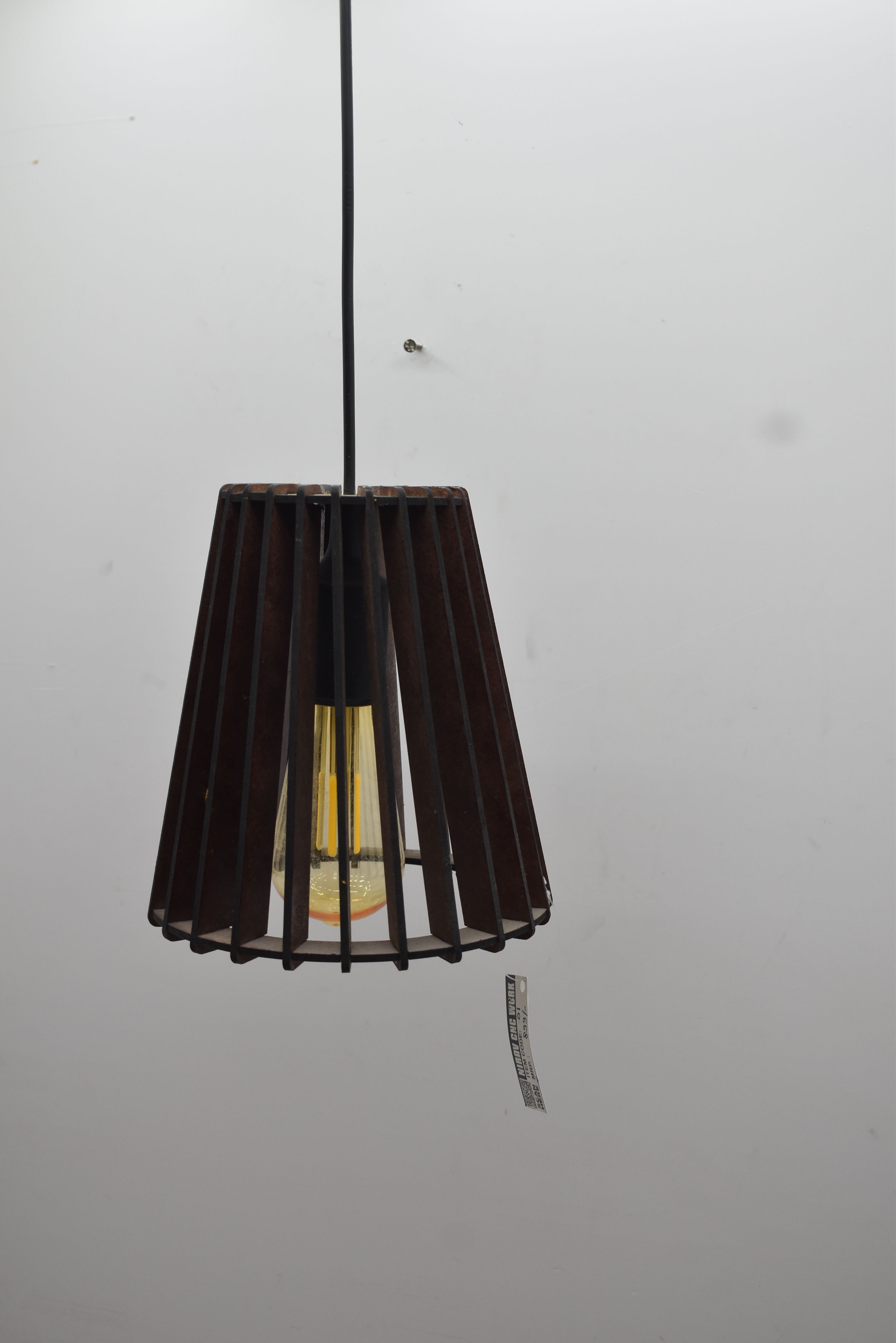 NV_HNG_LMP_1 S-Hook Wood Light Hanging Chain Rod