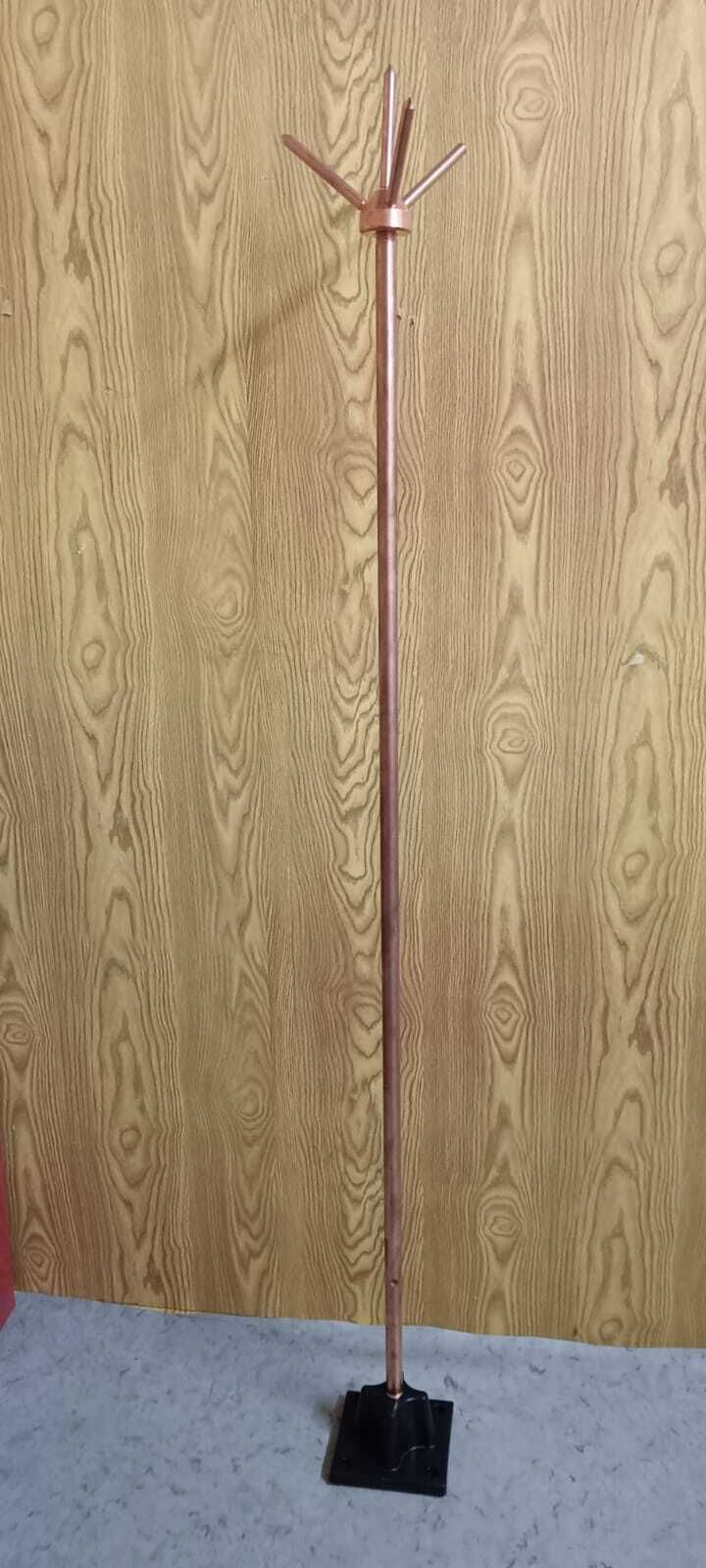 COPPER BONDED LIGHTNING ARRESTER 14MMX1MTR Rod Steel Light Hanging Chain Rod