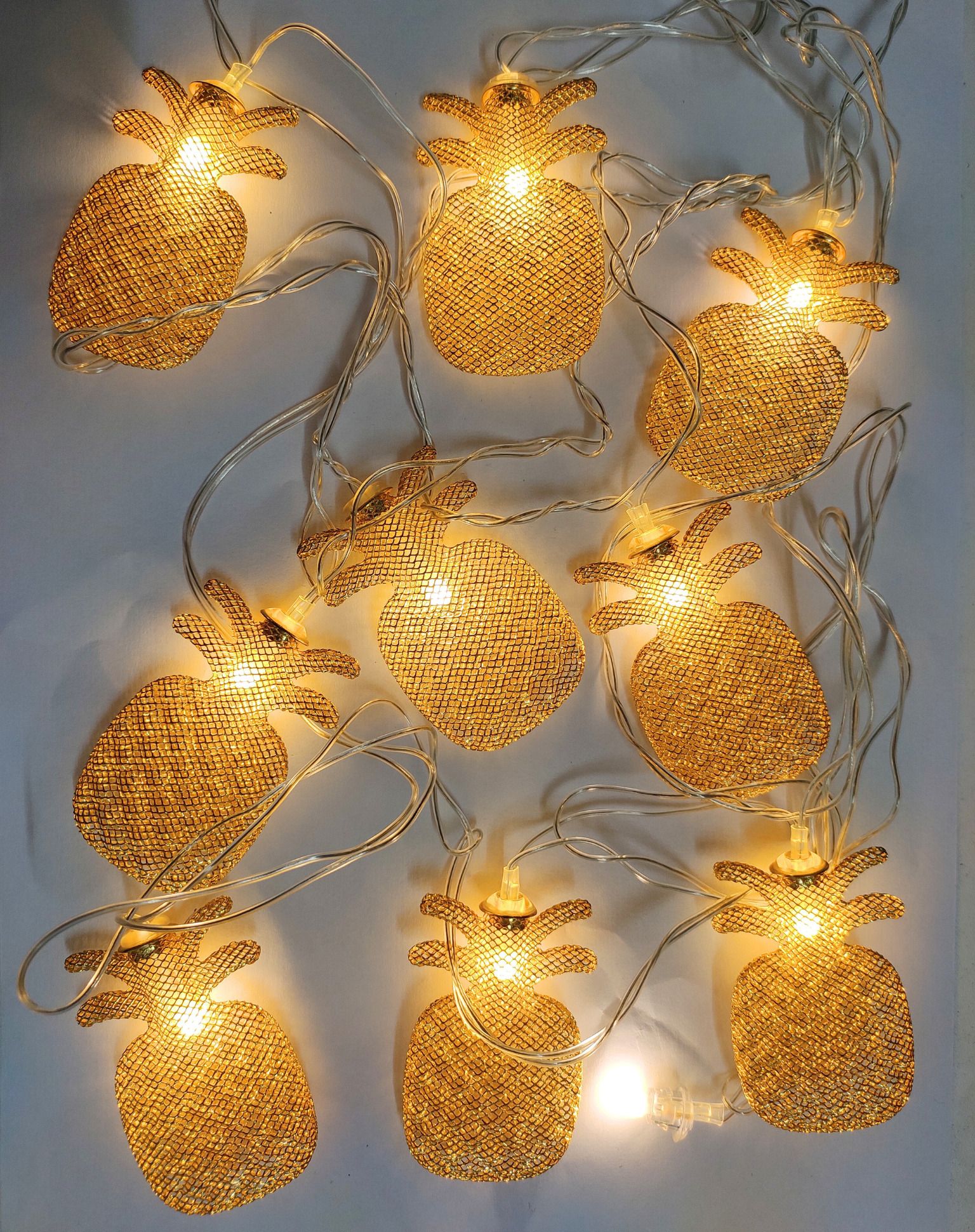 10 LED Mini Kalash Warm Color String Light 4 Meter Festival Chain Plastic, Silicone Light Hanging Chain Rod