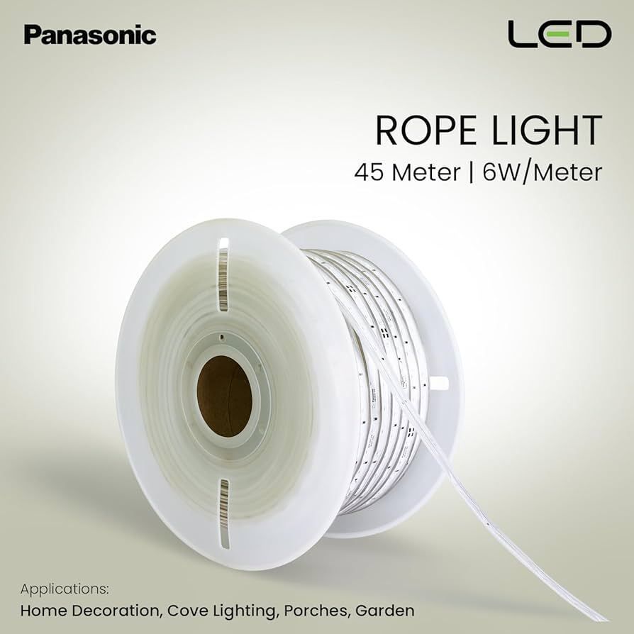 LED Rope Light 45Mtrs WW(3000K) 60 LED/pm (PSLM12TU3) Chain Nylon Light Hanging Chain Rod