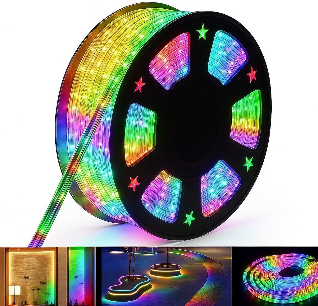 cirama 1 LEDs 8 m Multicolor Steady Strip Rice Lights-picture-46