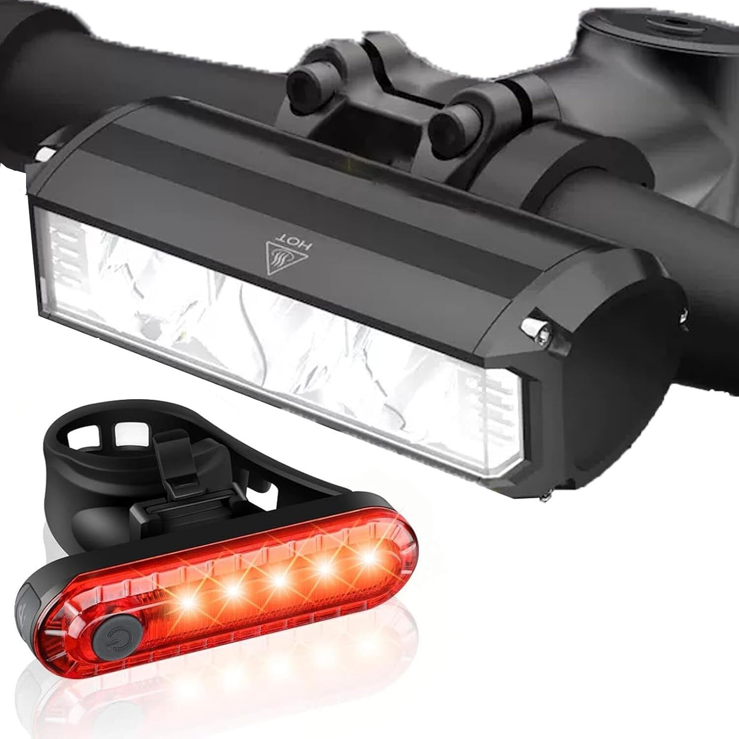 Bicycle Lights for Night Riding – 500 Lumen LED Bicycle3 LED with Tail Light LED Front Rear Light Combo-image-47