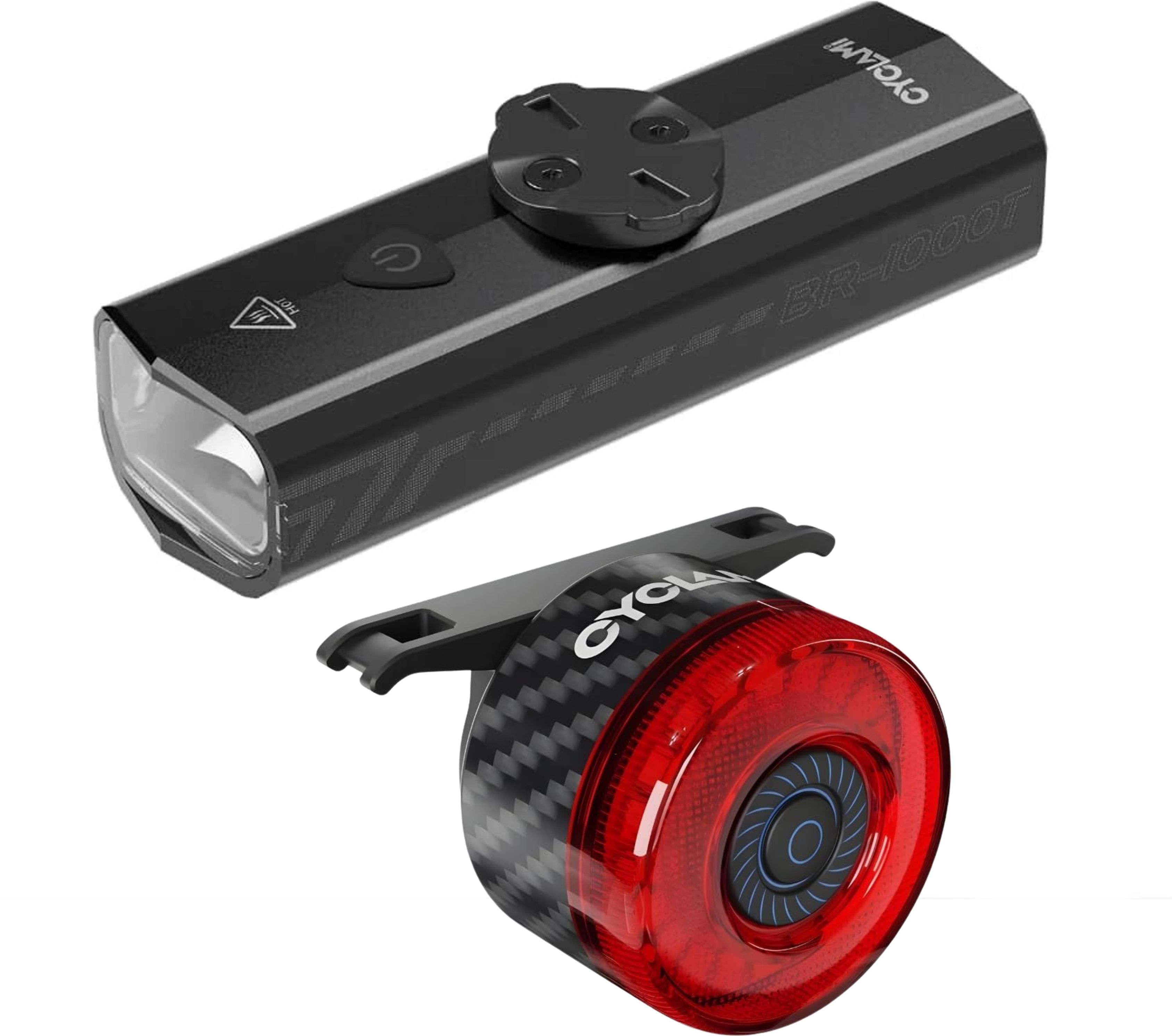 Cyclami BR1000 + CY120 Rechargeable Bicycle Light Combo with Smart Tail Light LED Front Rear Light Combo-image-31
