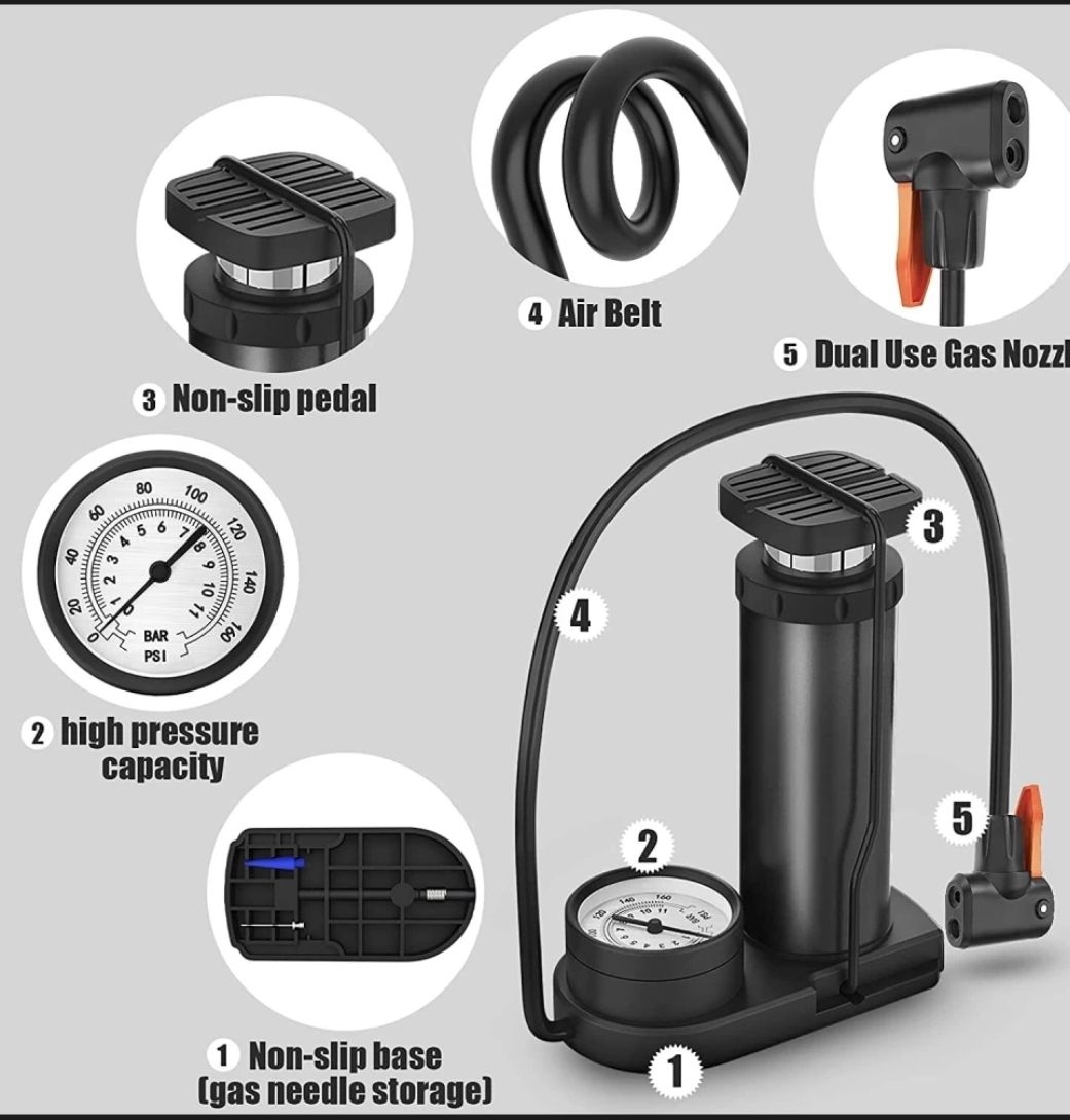 06 mini foot pump Incandescent Lantern