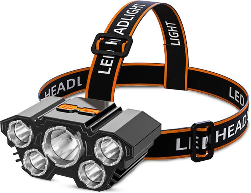 concrew Weatherproof LED Flash Light with Battery for Farmers, Fishing LED Headlamp-picture-25