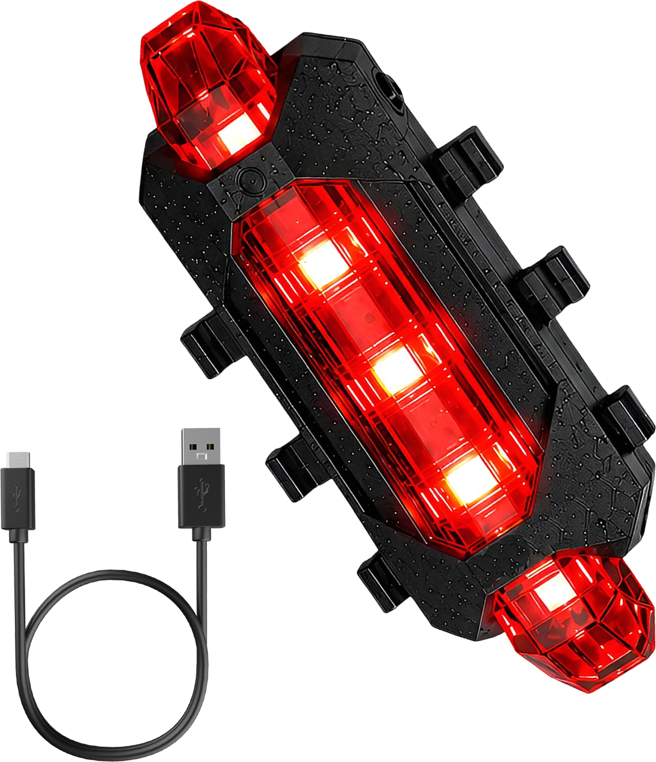 razaiq Cycle Rear LED Tail Light USB Rechargeable Waterproof Cycling Safety Lamp LED Rear Break Light-picture-14