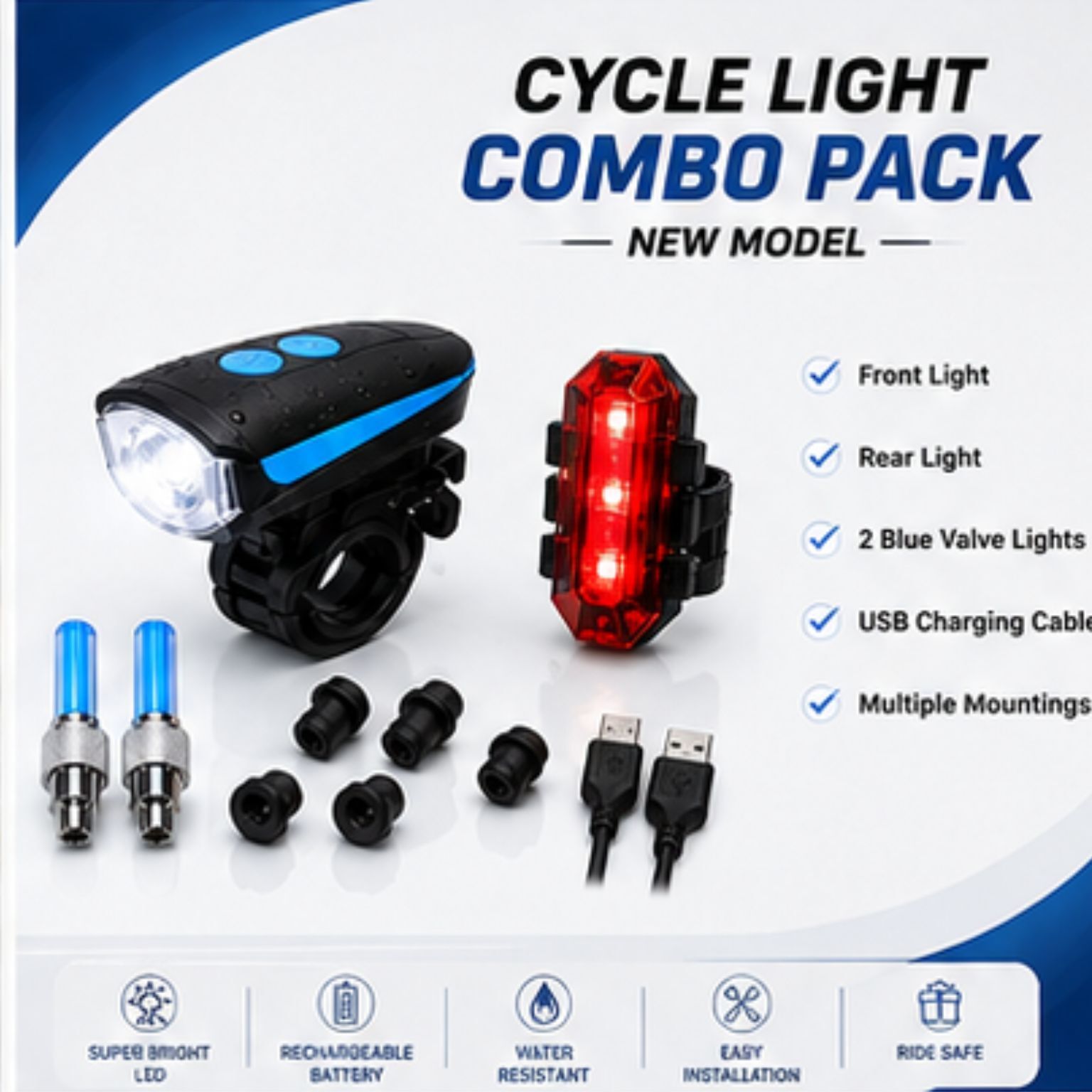 houseof commun COMBO-001 LED Front Rear Light Combo-picture-32