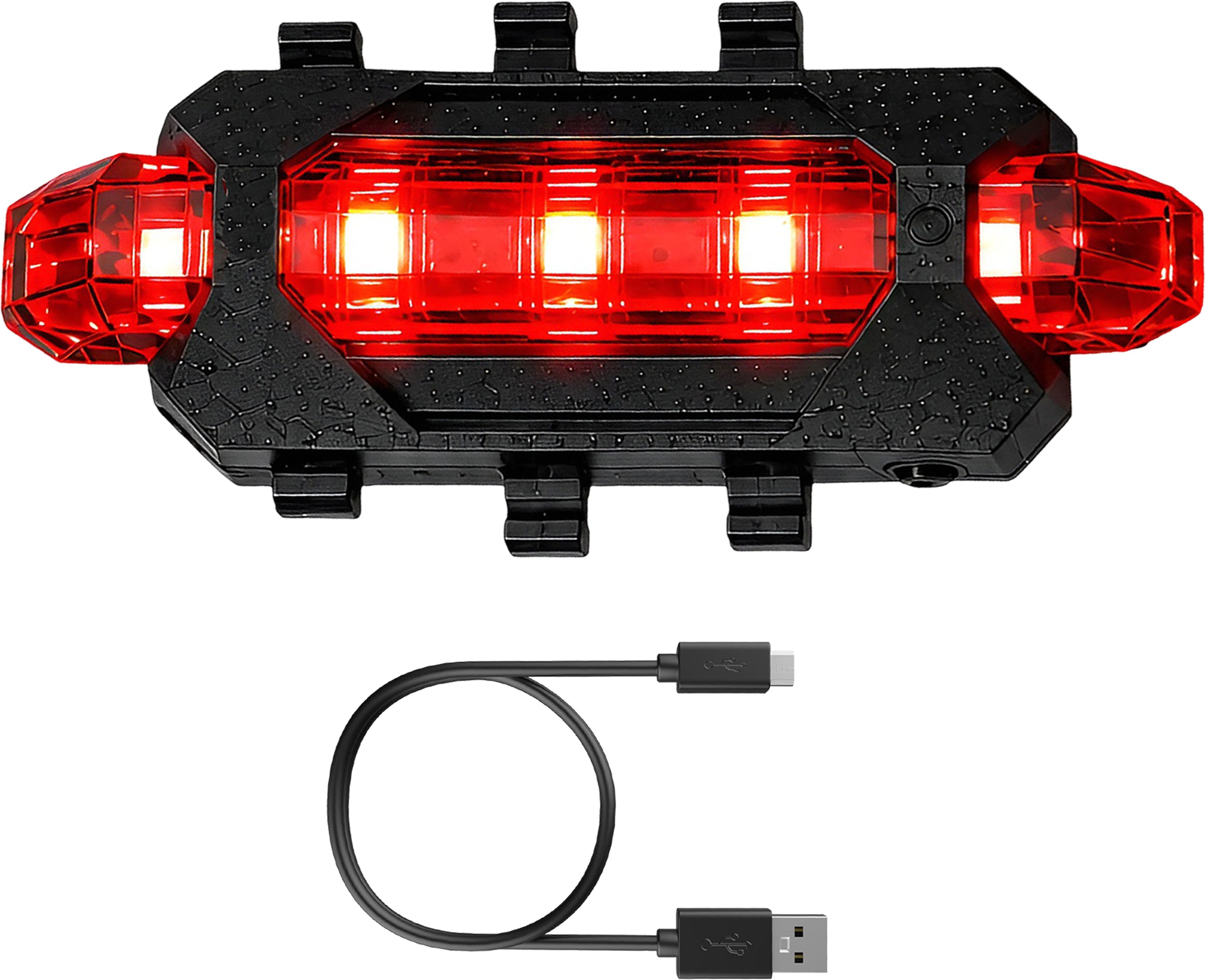 razaiq Waterproof Bicycle USB Rechargeable Rear LED Tail Light for Night Cycling LED Rear Break Light-picture-32
