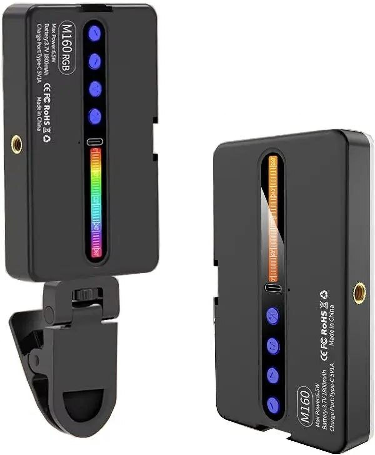 M160 RGB Photography Light with Adjustable Brightness and Color Modes LED Front Light-image-28